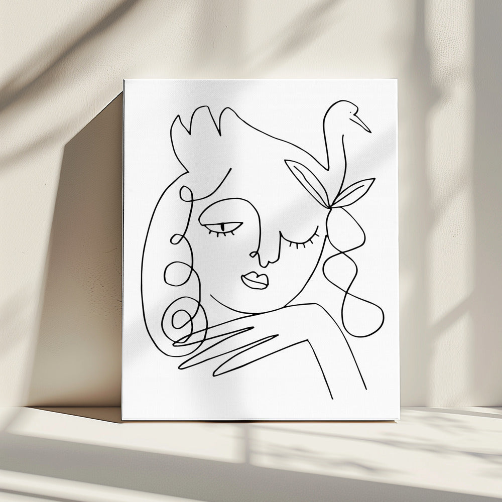 Witte Zwaan | Canvas