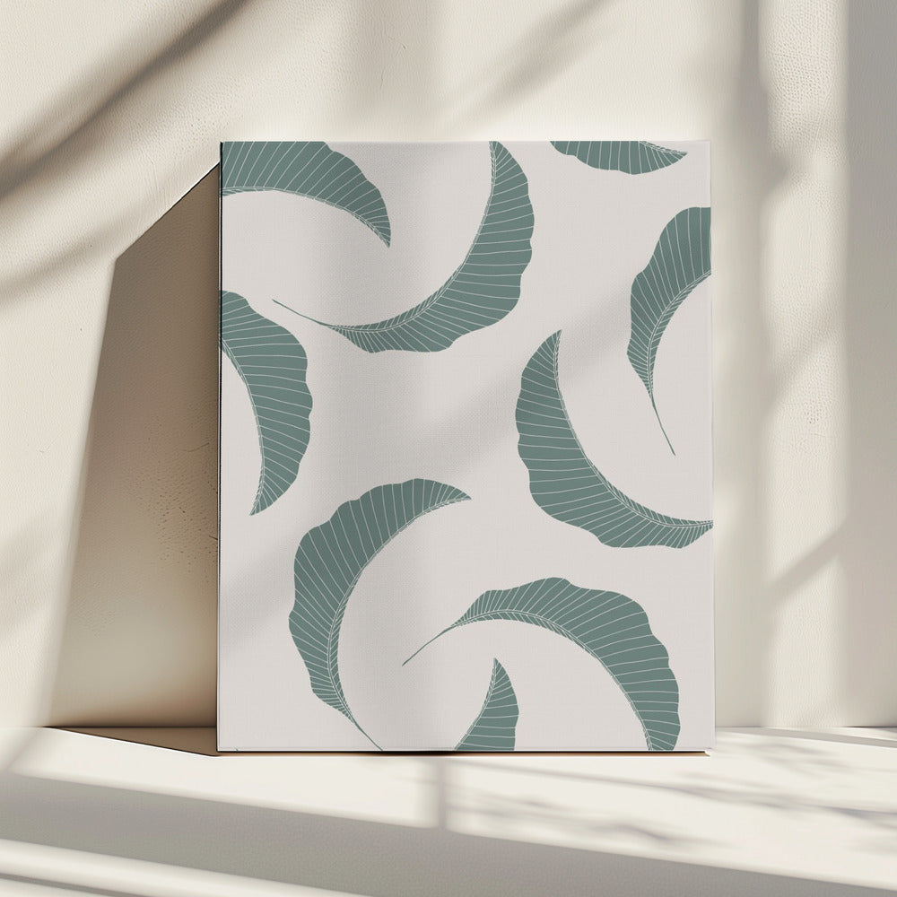 Bananenbladeren Meervoudig | Canvas