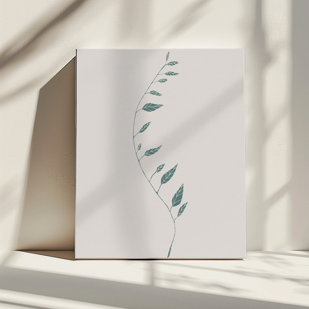 Golvende tak groen | Canvas