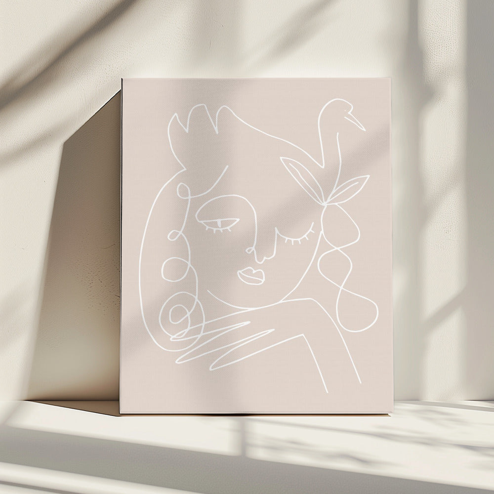 De Zwaan Beige | Canvas