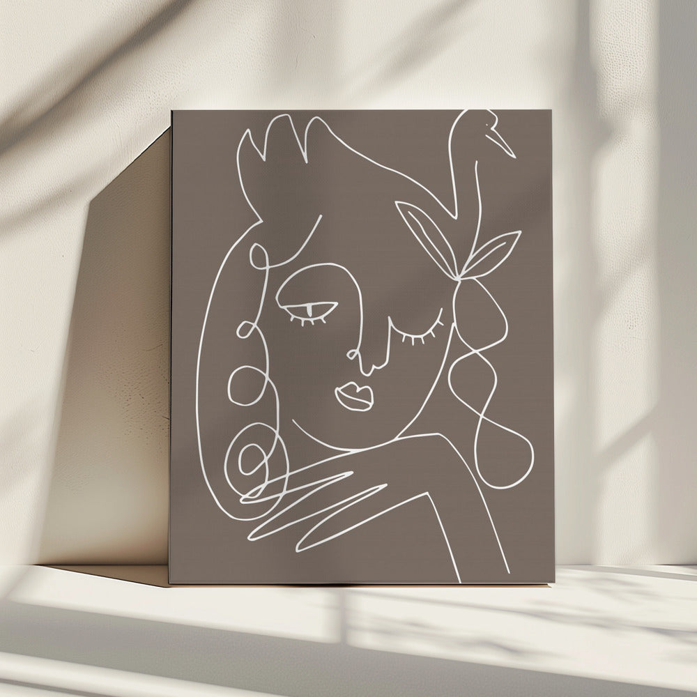 De Zwaan Bruin | Canvas