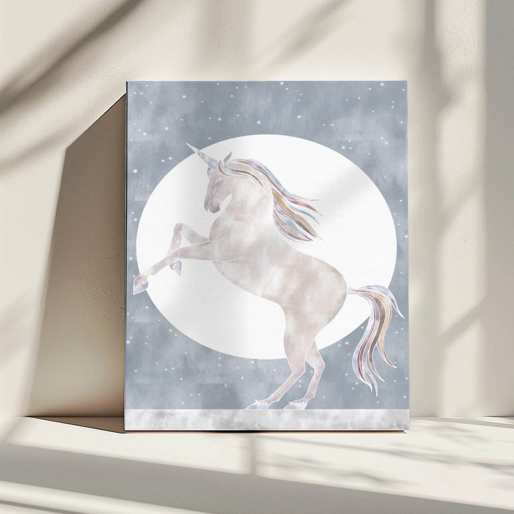 Rijzende Eenhoorn | Canvas