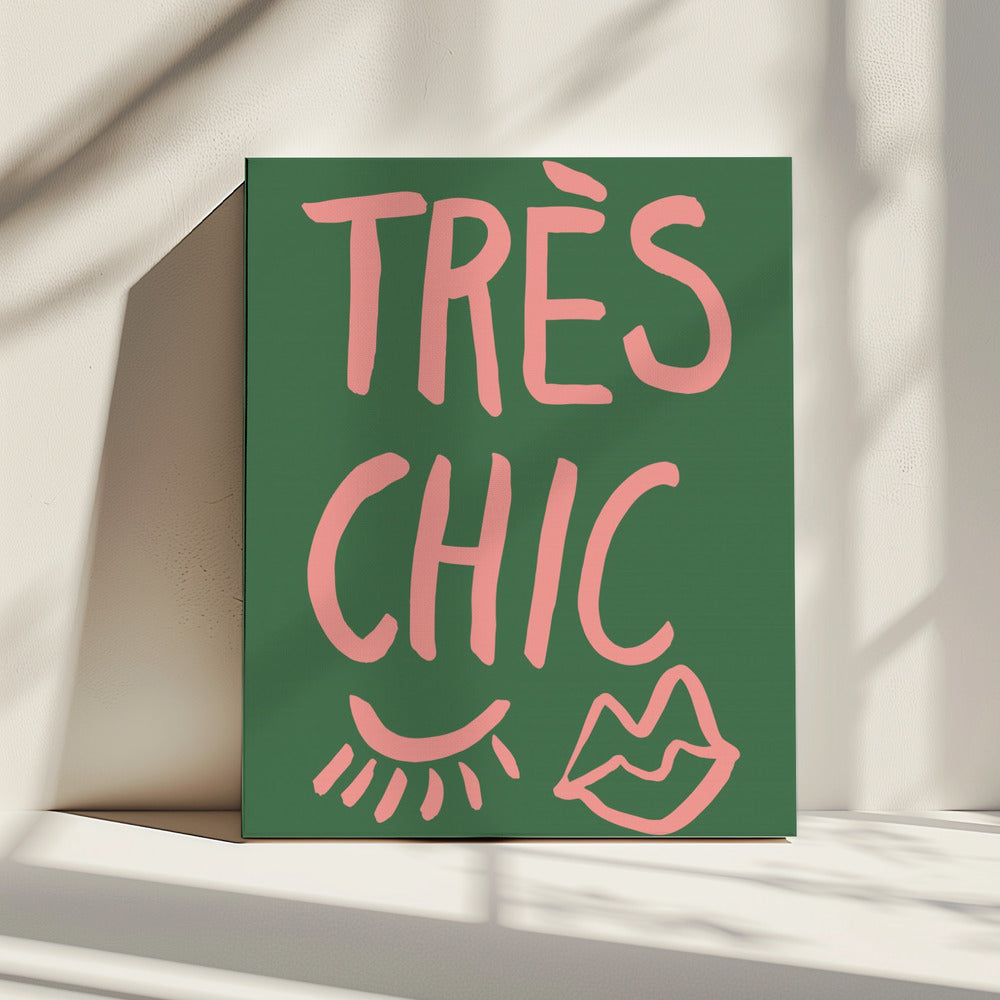 Zeer chique groen | Canvas