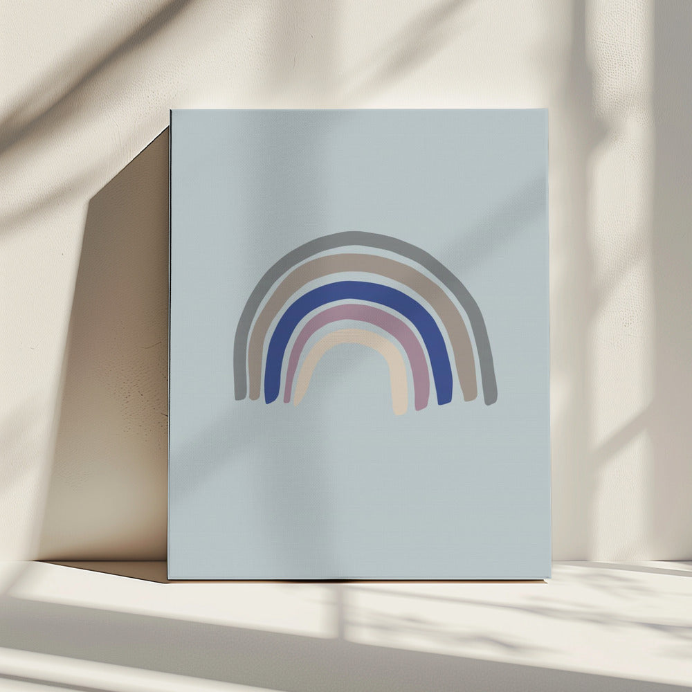 Regenboogblauw | Canvas
