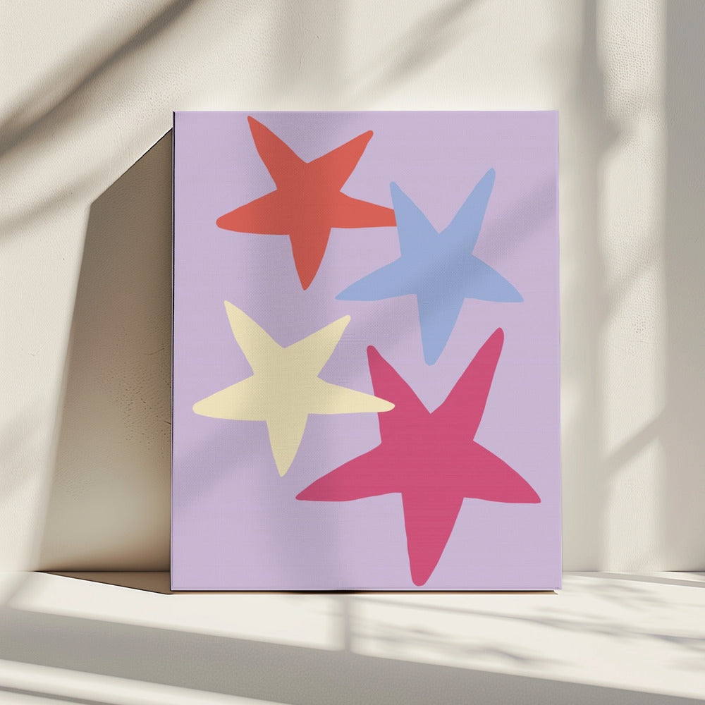 Vier Sterren 01 | Canvas