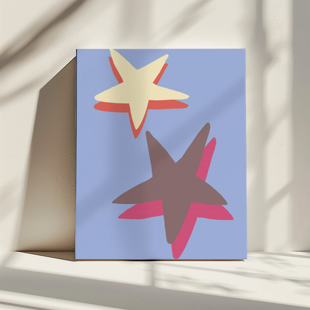 Blauwe Ster | Canvas