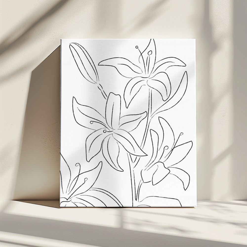 Lelies nr. 02 | Canvas