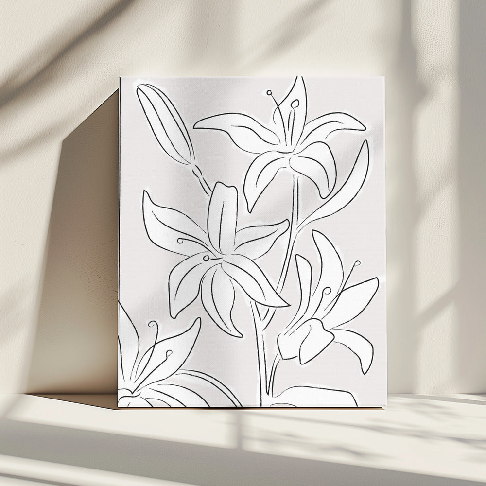 Lelies nr. 3 | Canvas