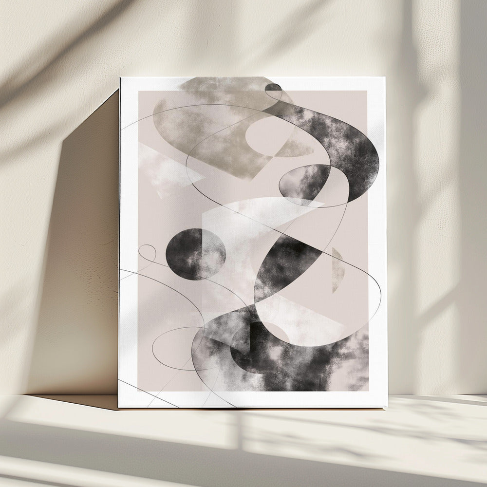 Vormen verbrijzelen | Canvas