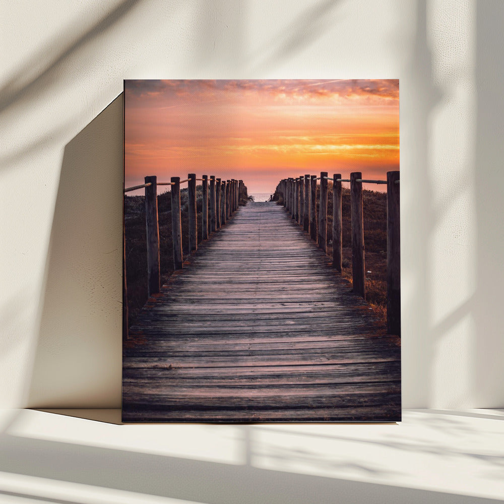 Het pad | Canvas