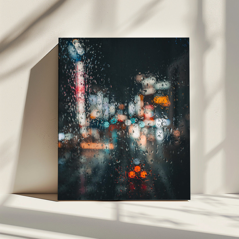 De wereld door glas | Canvas