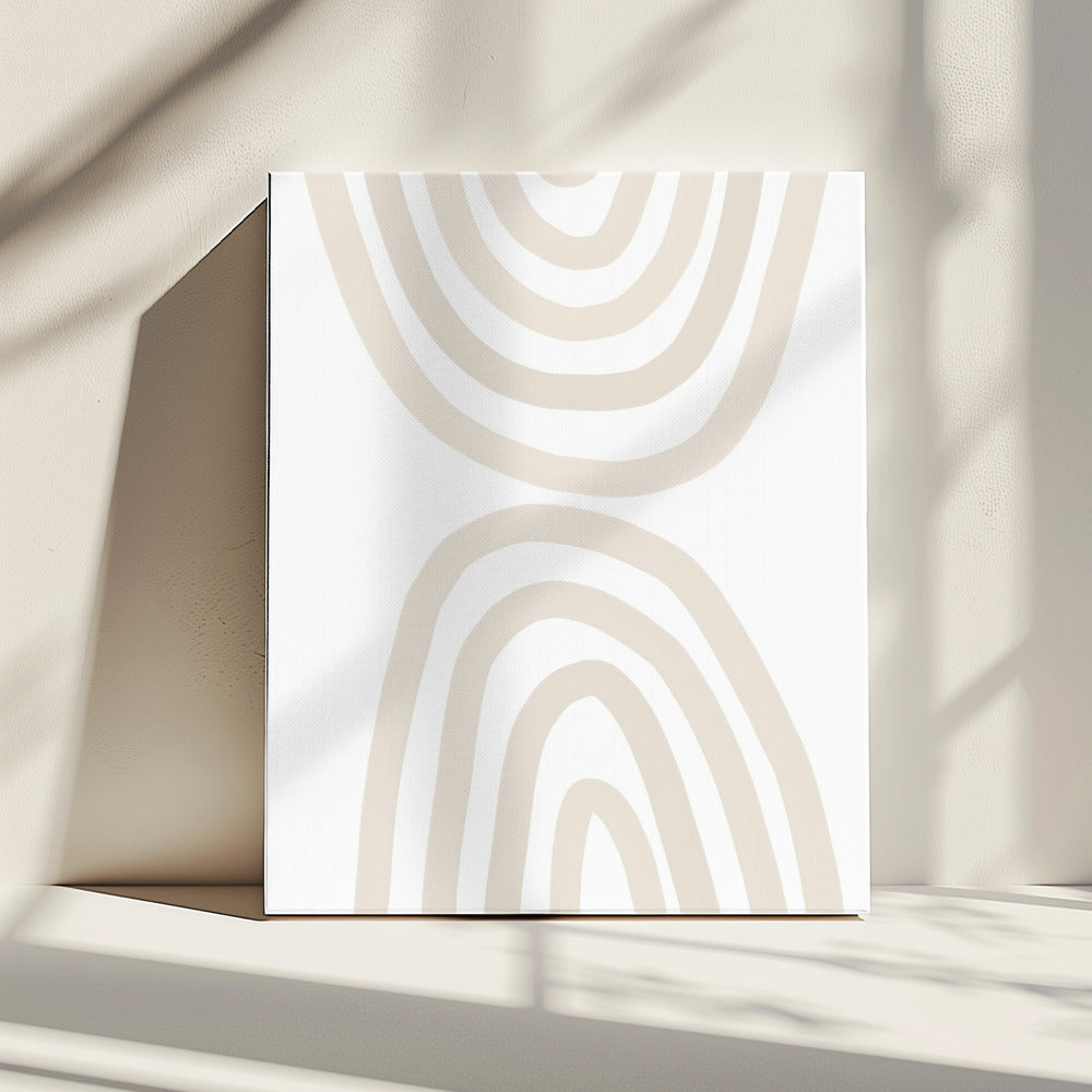 Echoënde lijnen | Canvas