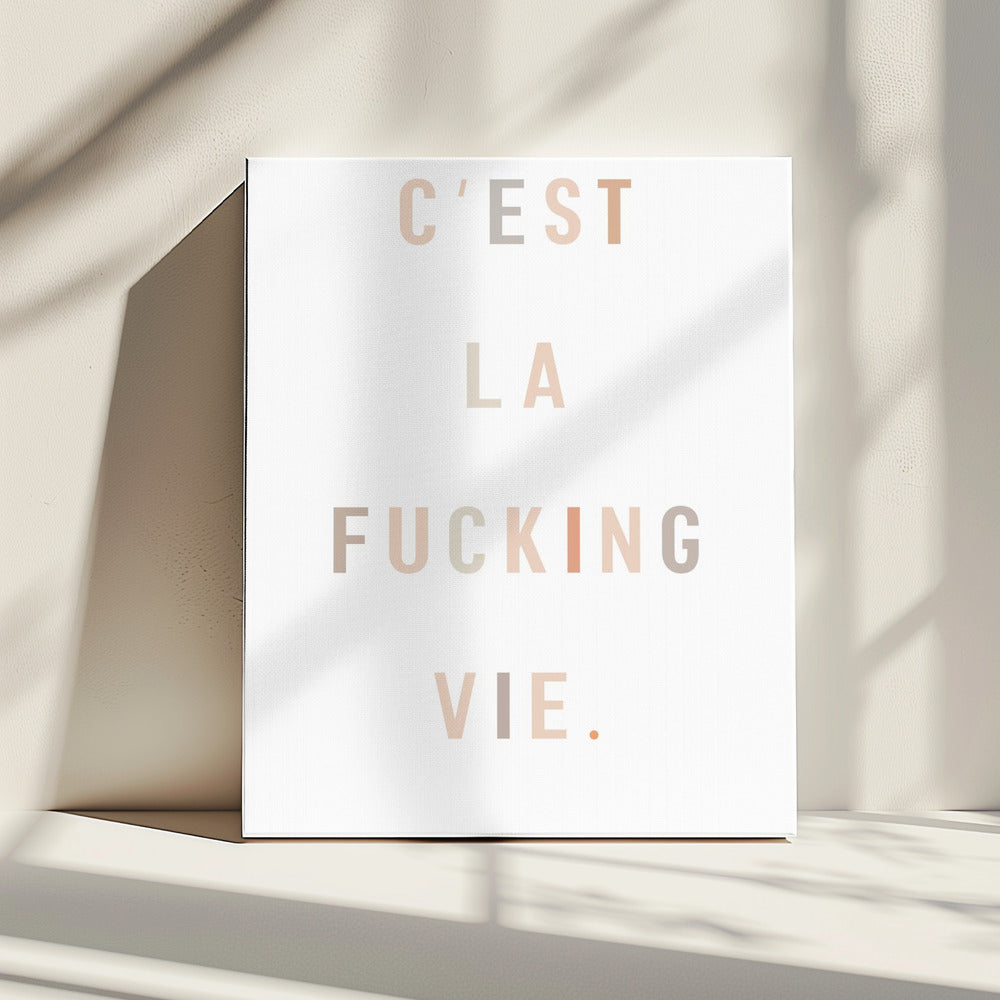 De rauwe essentie van het leven | Canvas