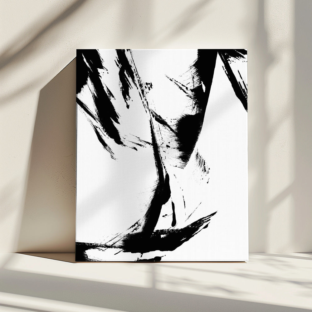 Inktpenseelstroom | Canvas