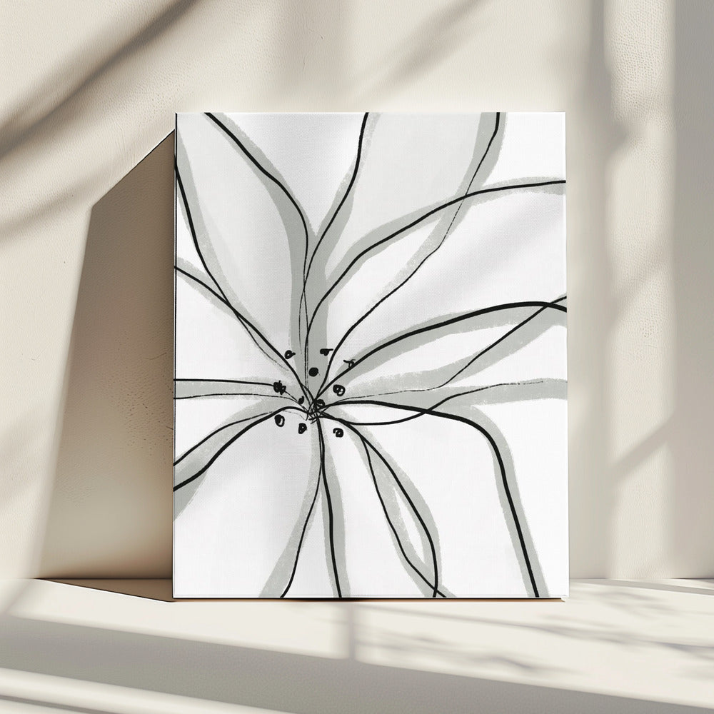 Delicate bloemblaadjes | Canvas