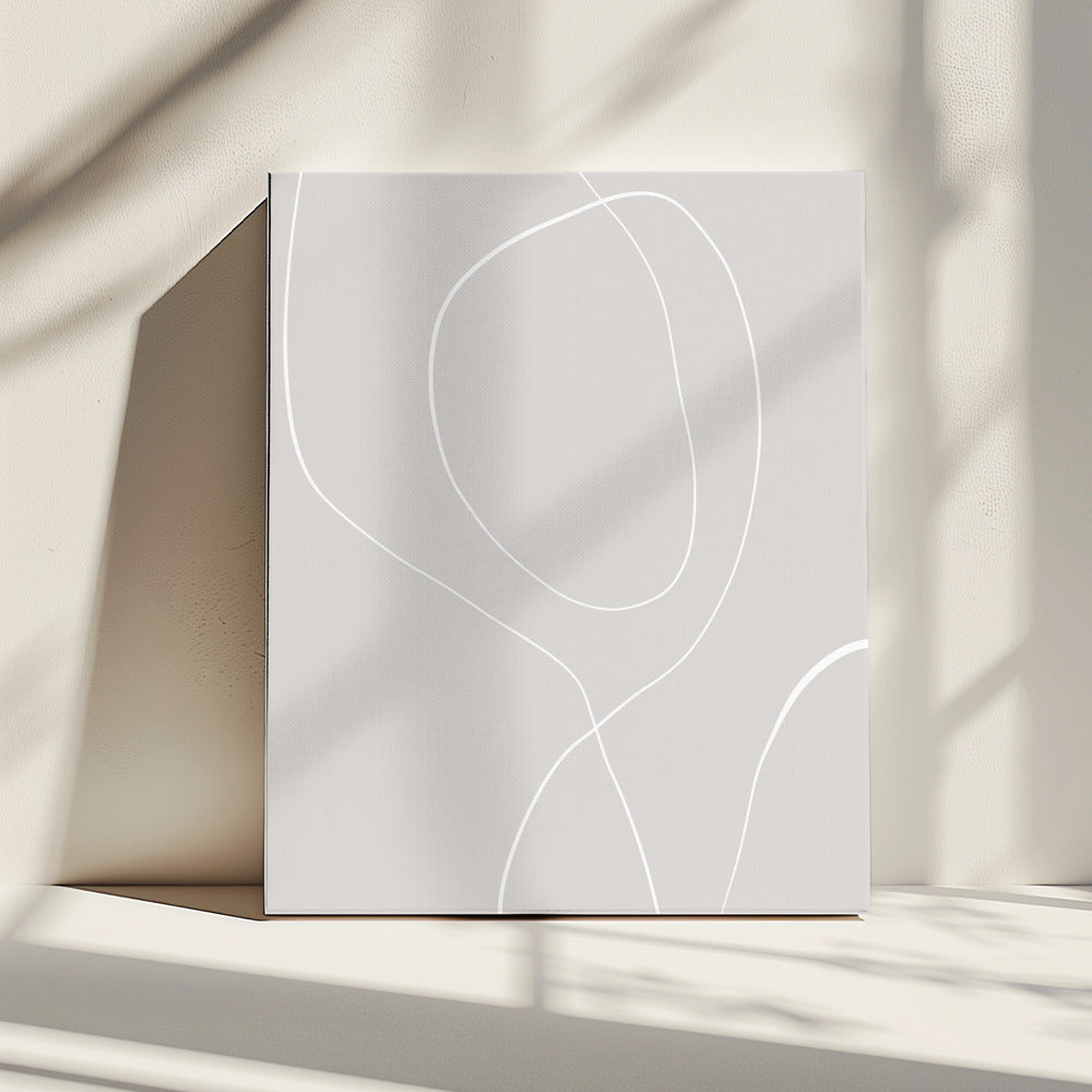 Vloeiende lijnen harmonie | Canvas