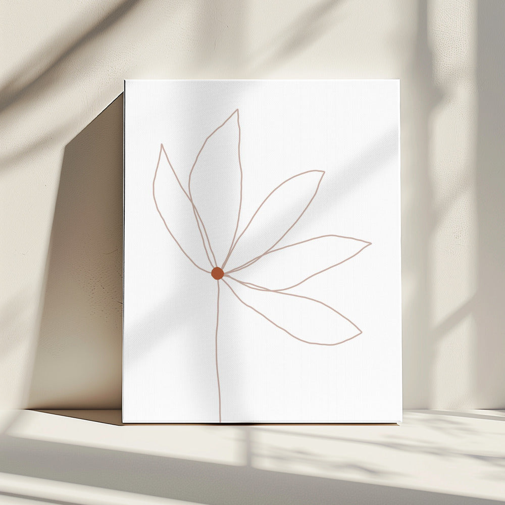 Delicate bloem | Canvas