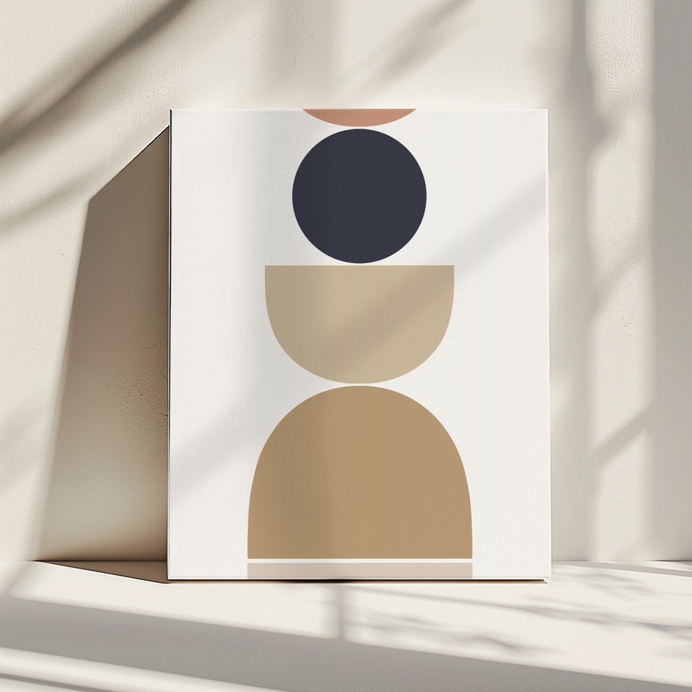 Abstracte geometrische harmonie | Canvas