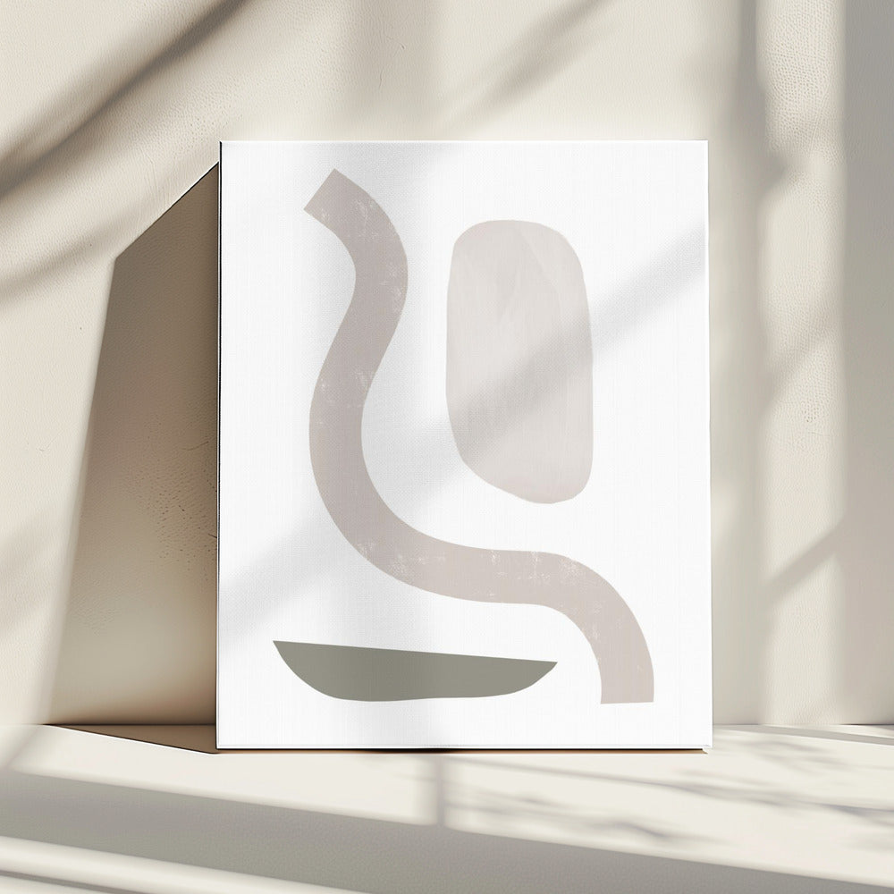 Gedempte krommen geometrie | Canvas
