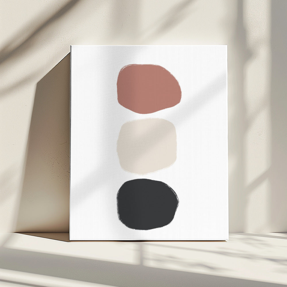 Aardse triovormen | Canvas