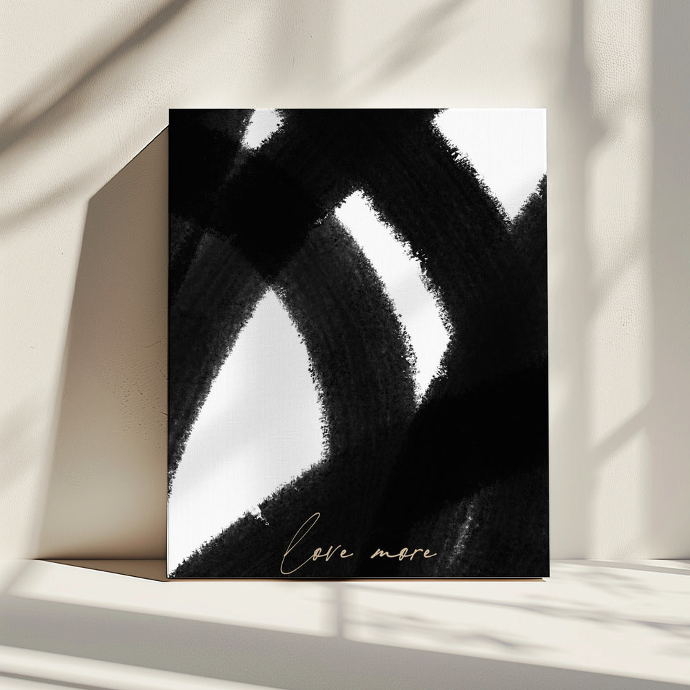 Het abstracte pad van de liefde | Canvas