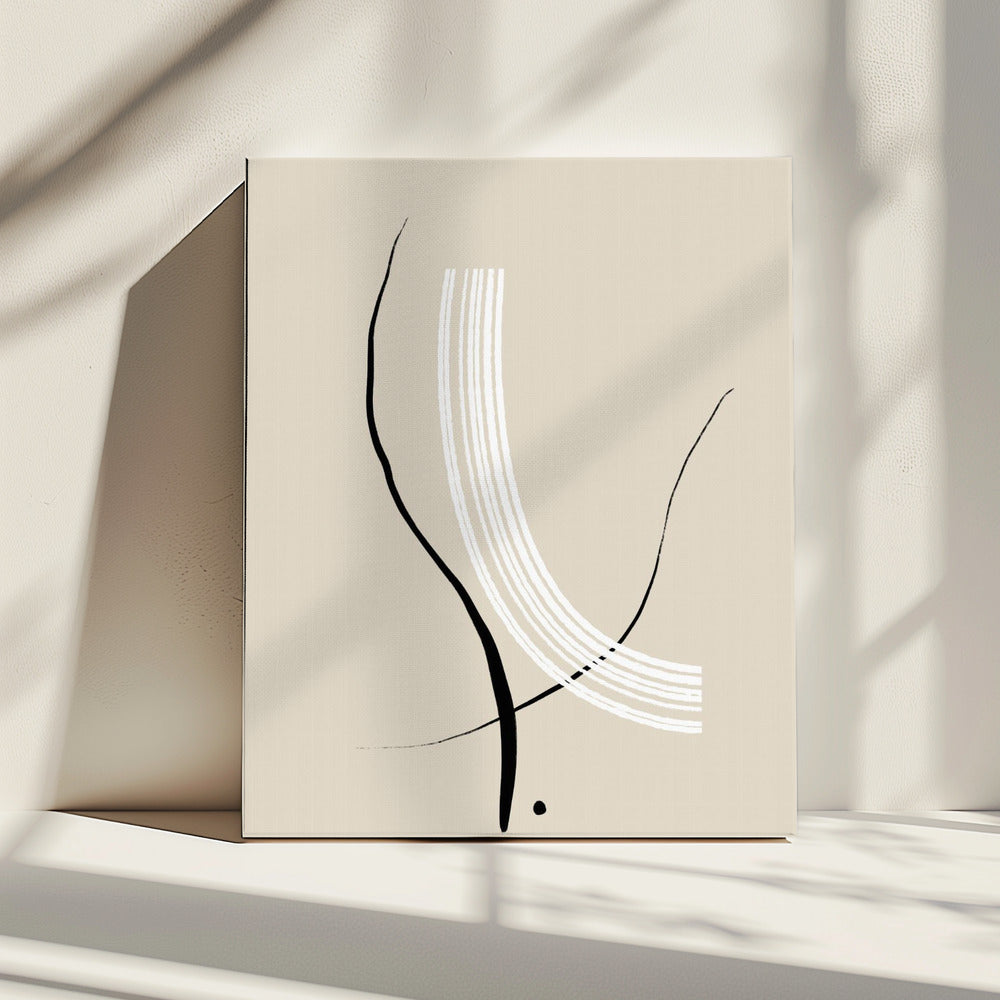 Gebogen elegantie | Canvas