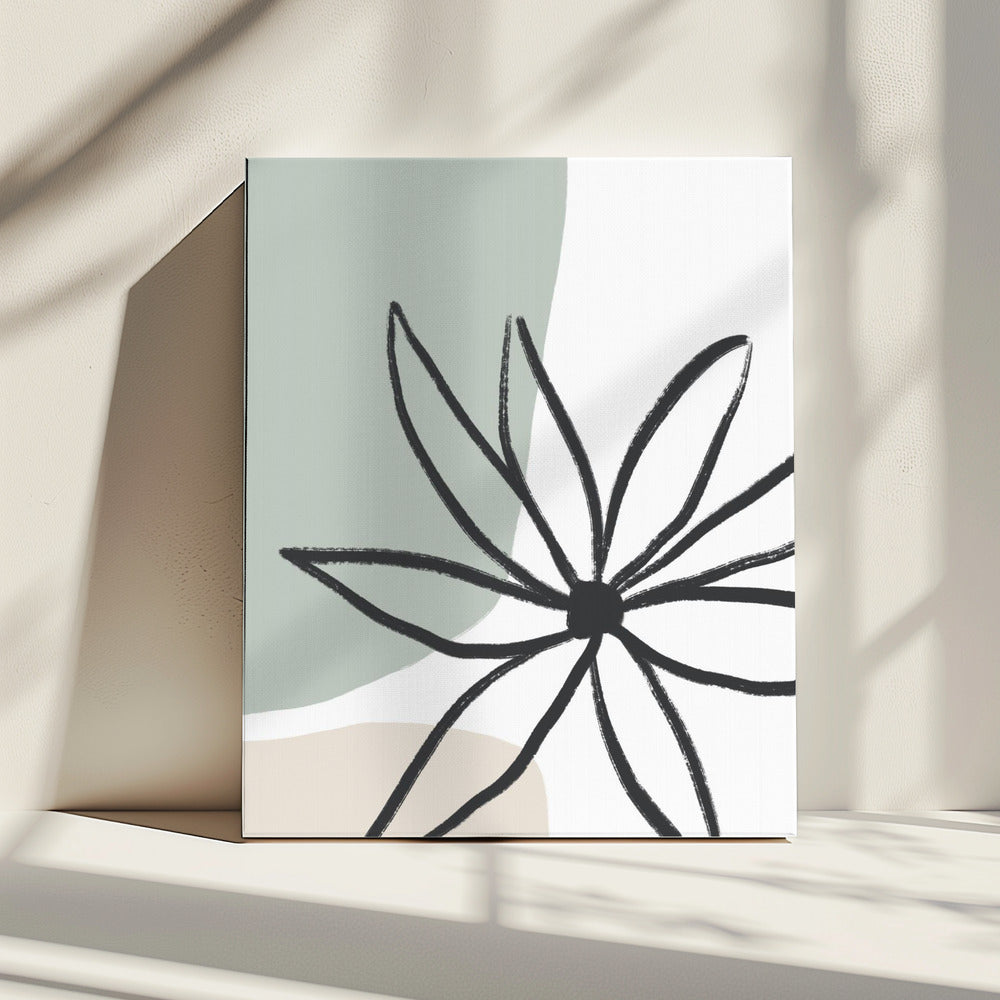 Bloemblaadjes van eenvoud | Canvas