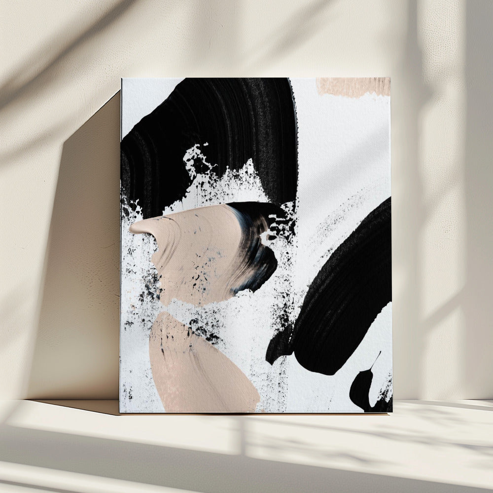 Zwart en naakt | Canvas