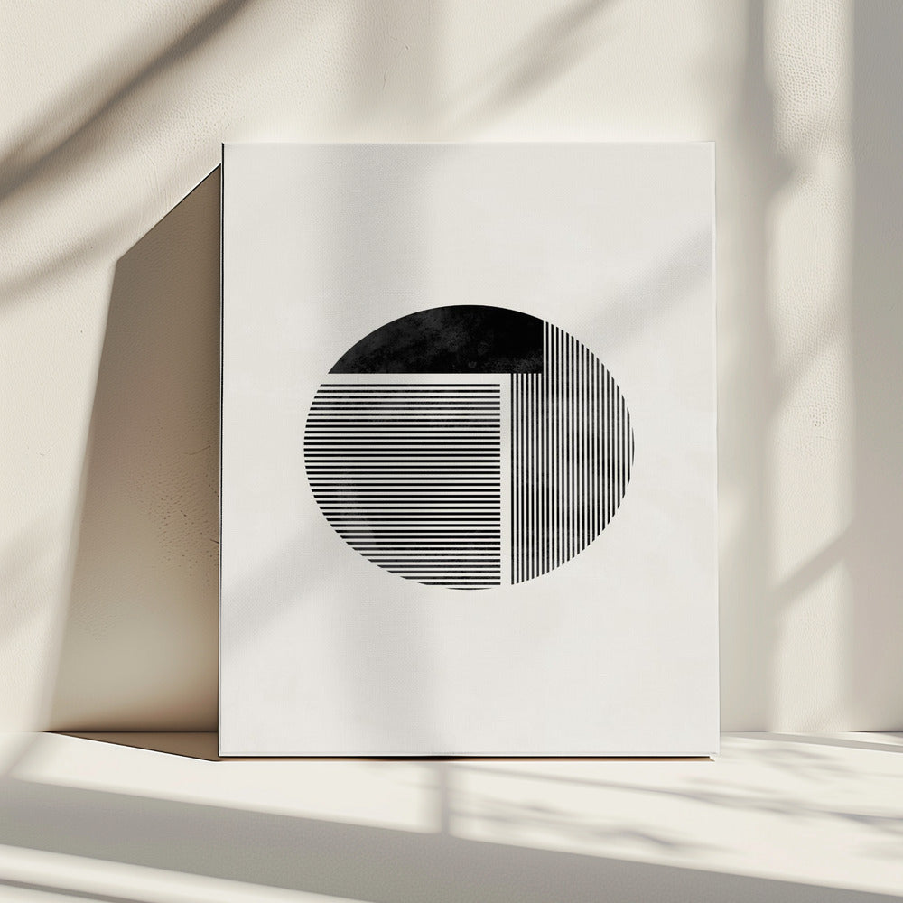 Minimalistisch rond | Canvas
