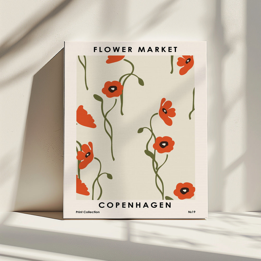 Bloemenmarkt Kopenhagen | Canvas