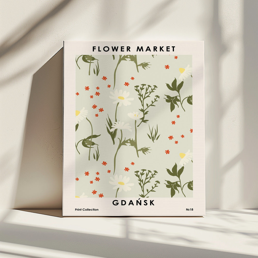 Bloemenmarkt Gdansk | Canvas
