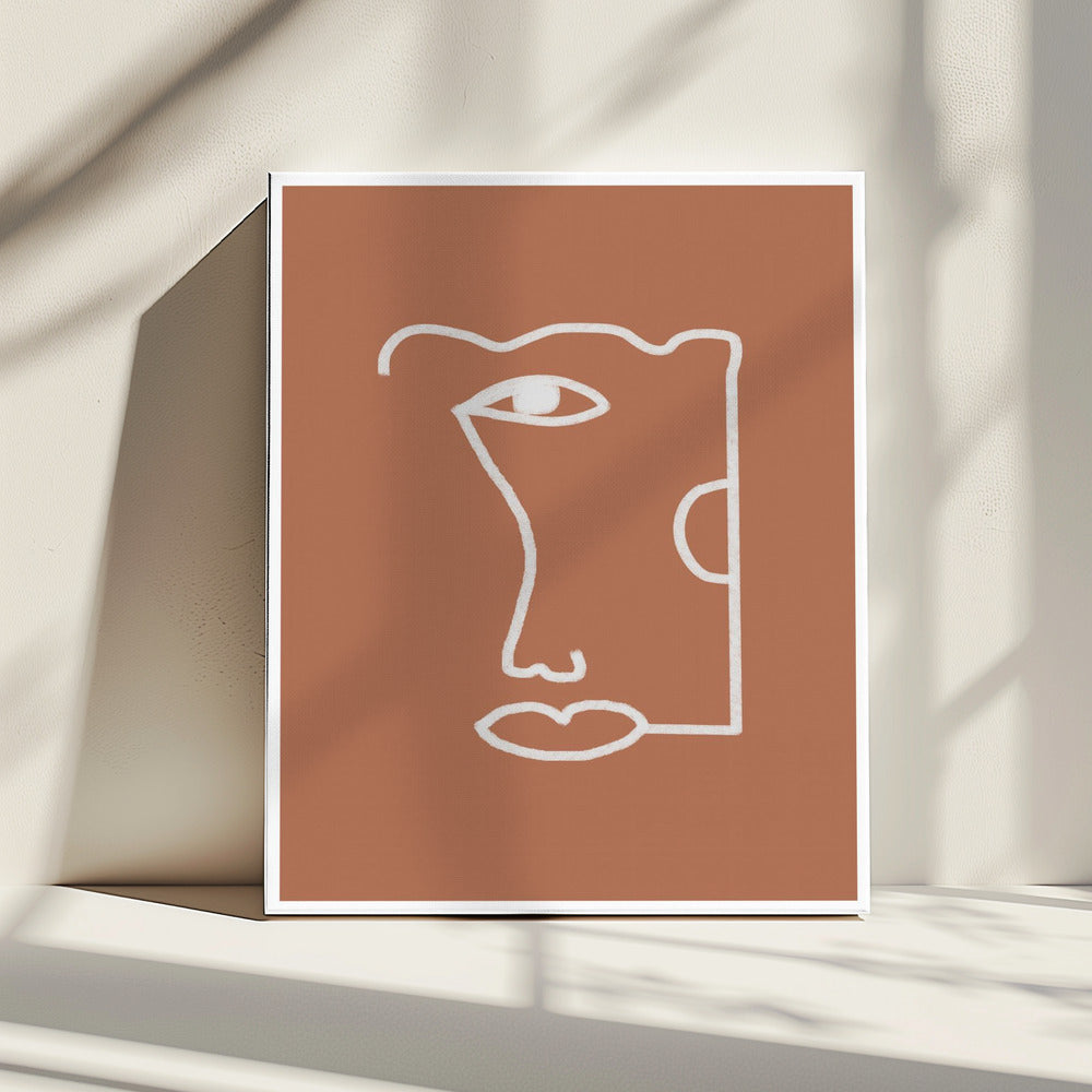 Abstracte contouren | Canvas
