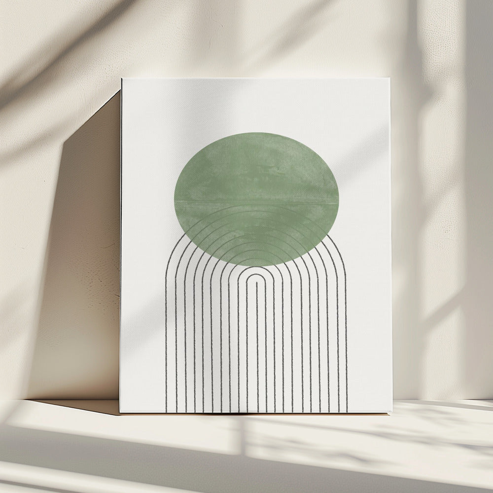 Groene baan echo's | Canvas