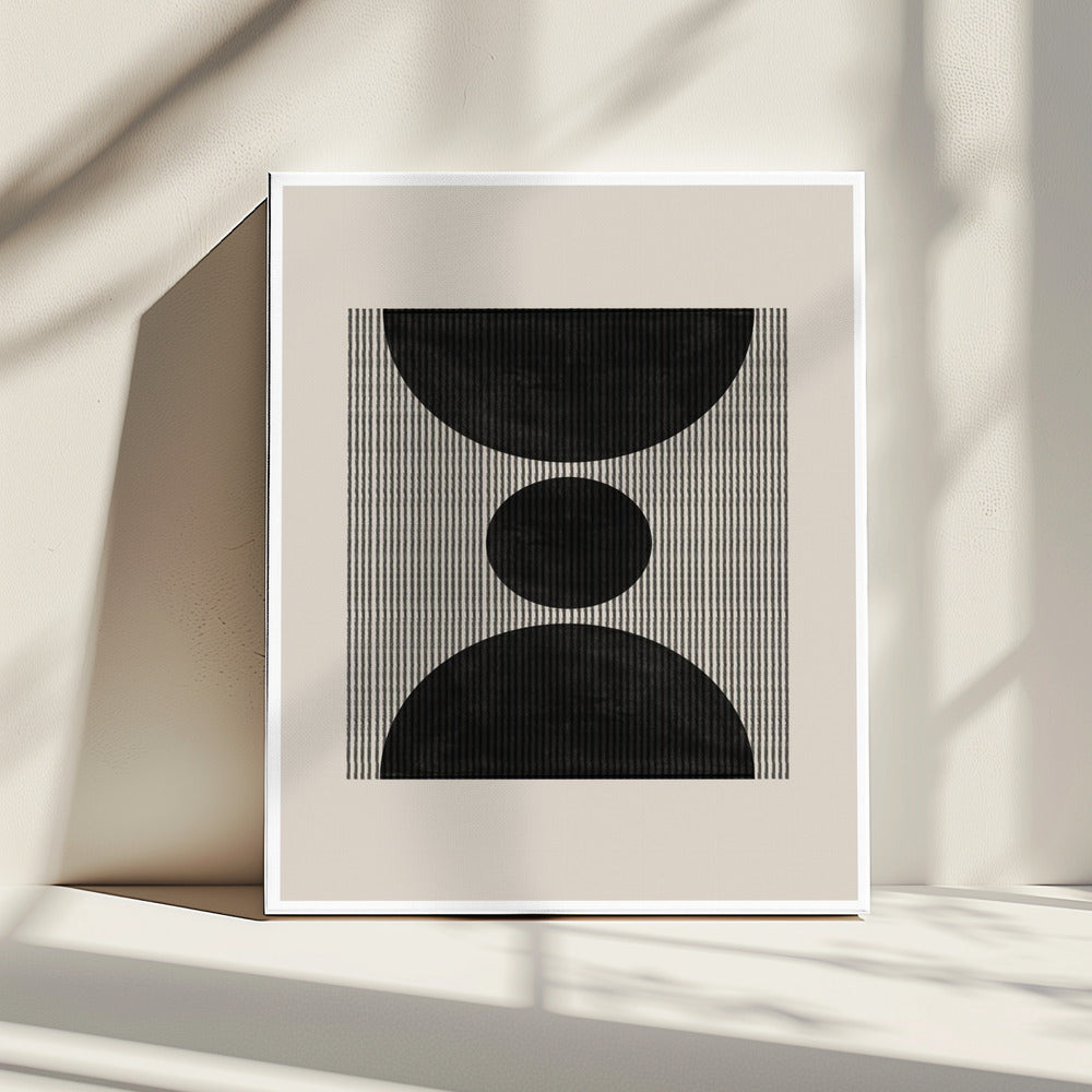 Geometrische echo's | Canvas