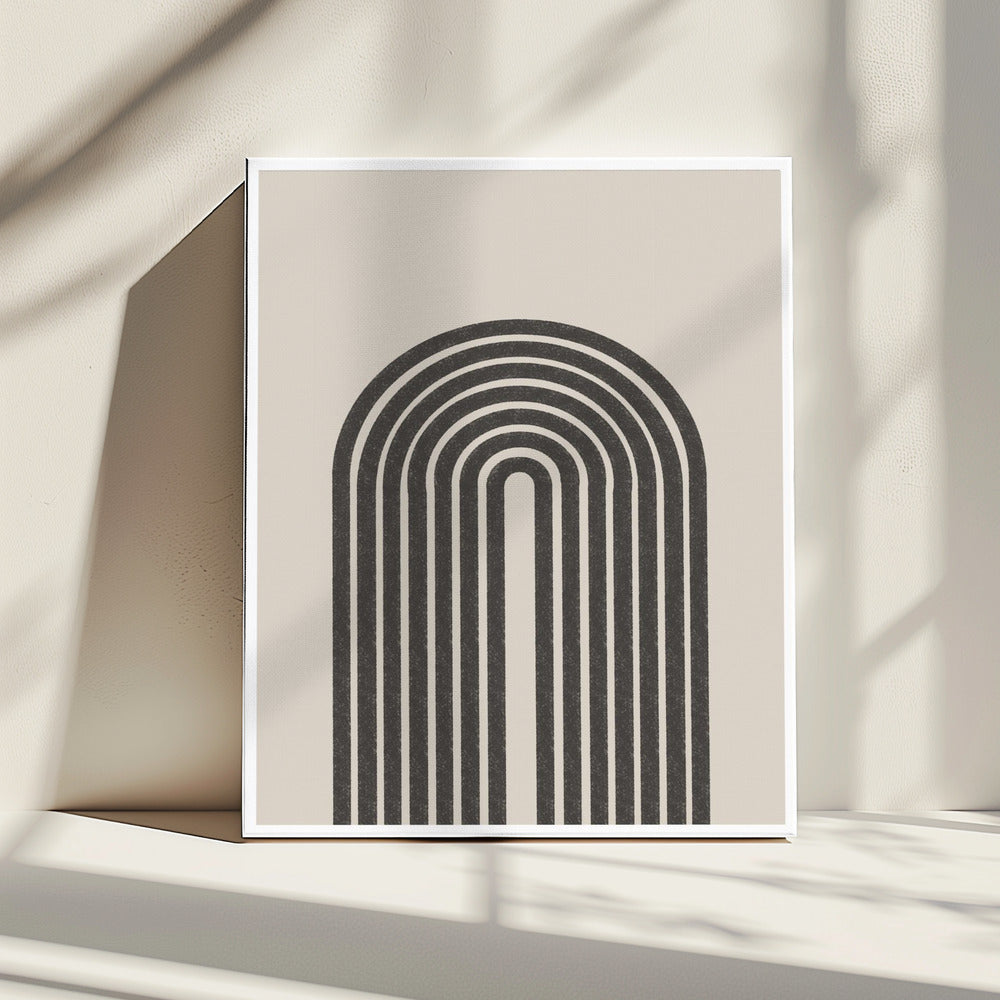 Gebogen paden | Canvas