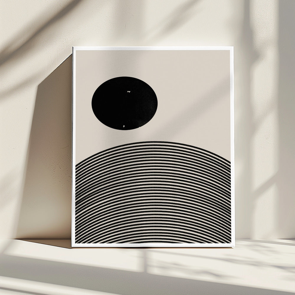 Cirkel en krommen | Canvas
