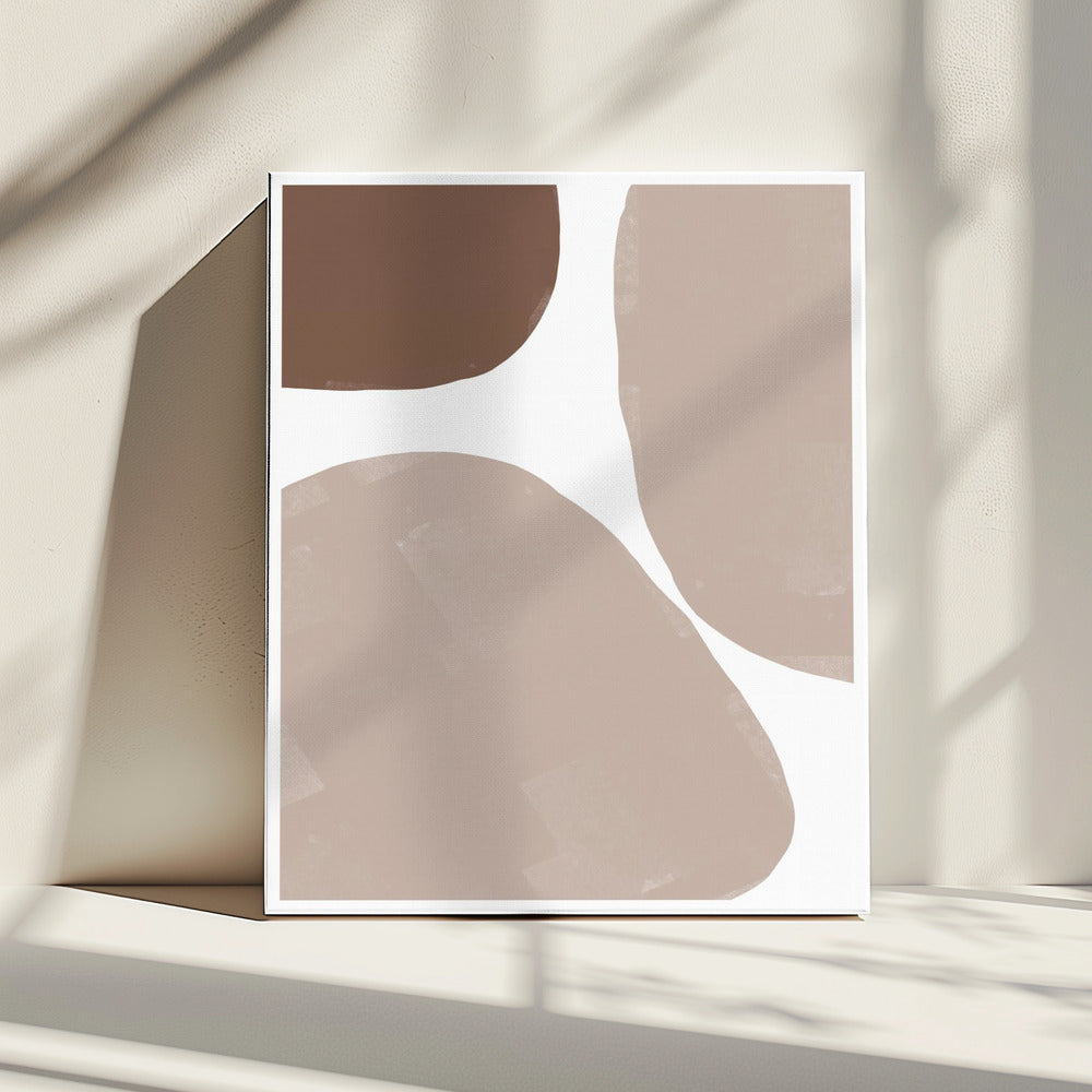 Zachte compositie nr. 4. | Canvas