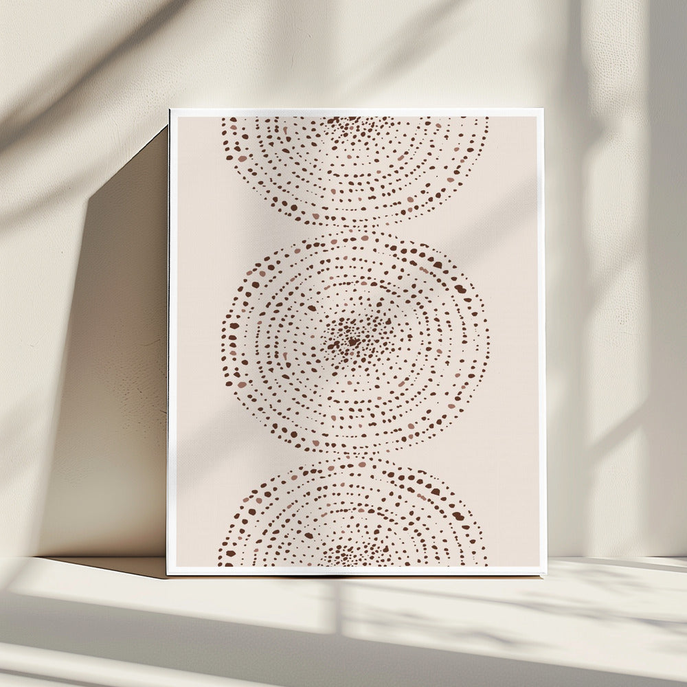 Concentrische fluisteringen | Canvas