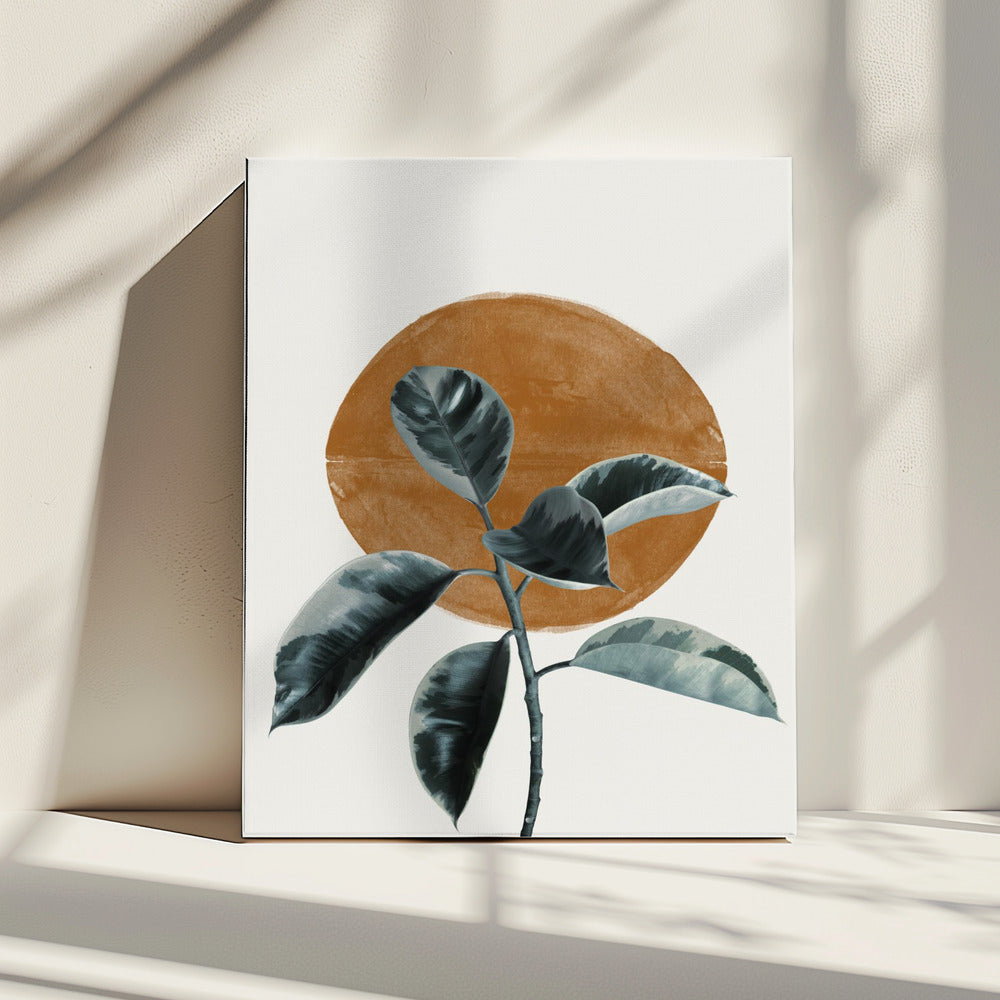 Blad en Zon | Canvas