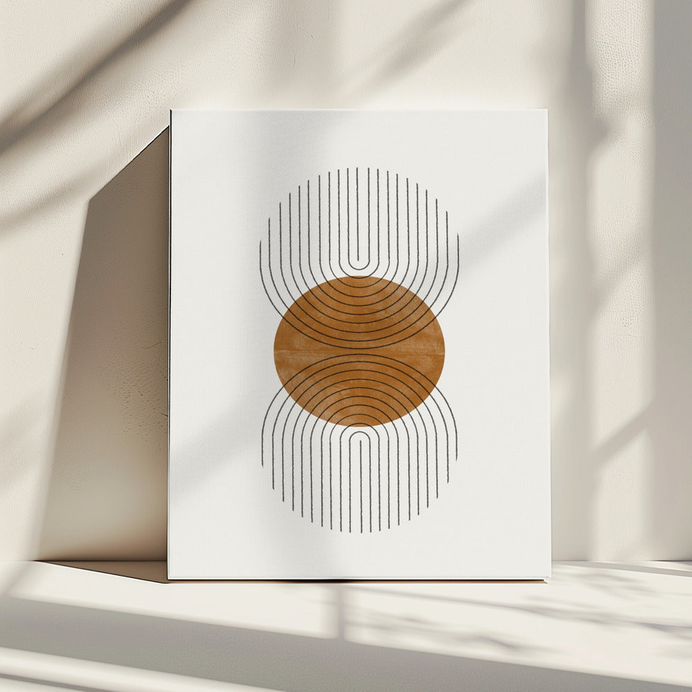 Symmetrische echo's | Canvas