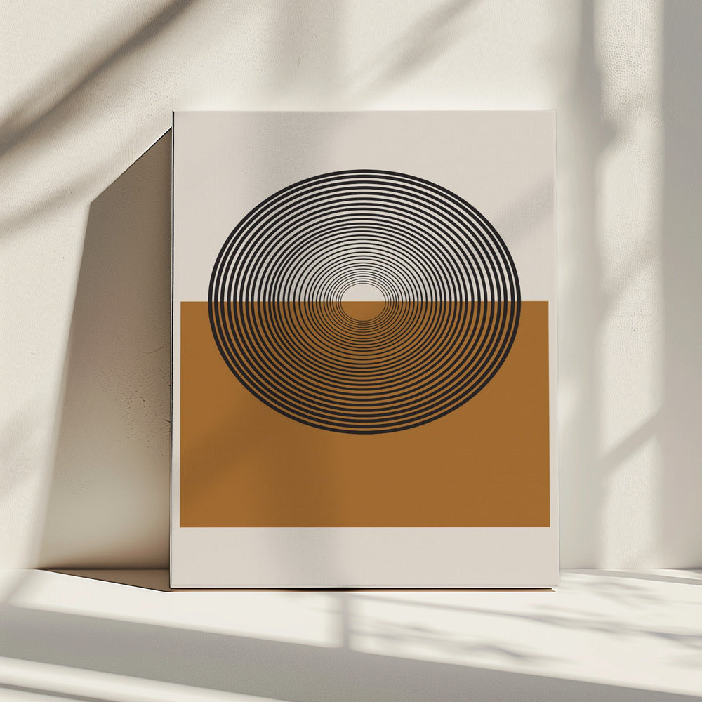 Concentrische reflecties | Canvas