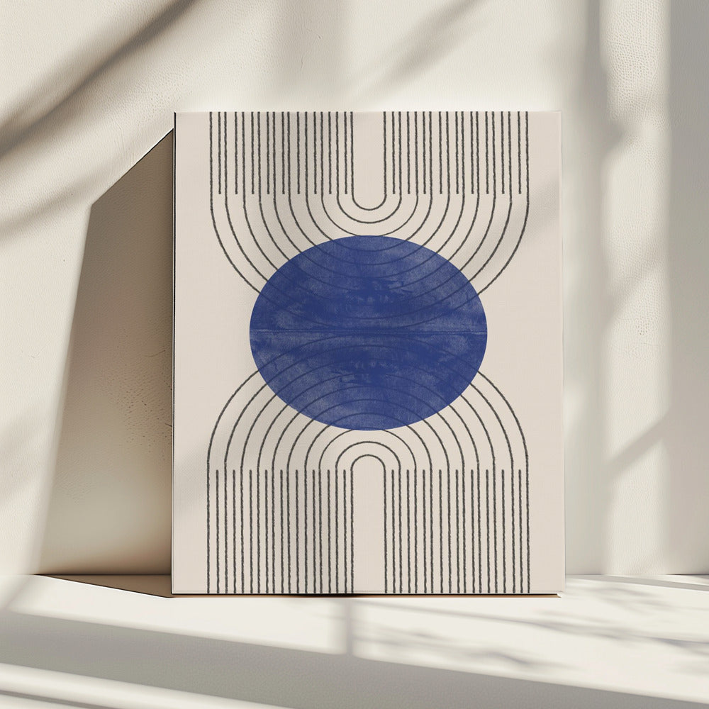 Symmetrische golven | Canvas