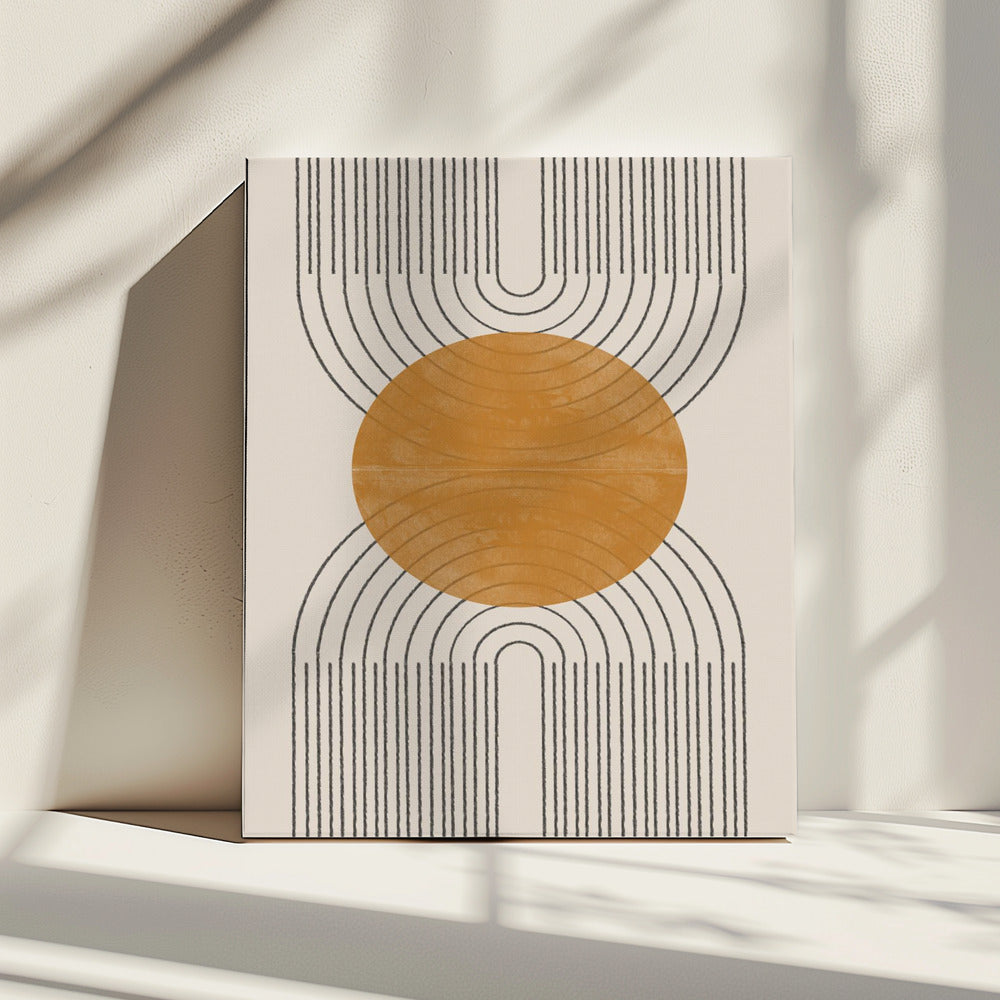 Retro Symmetrie Flow | Canvas
