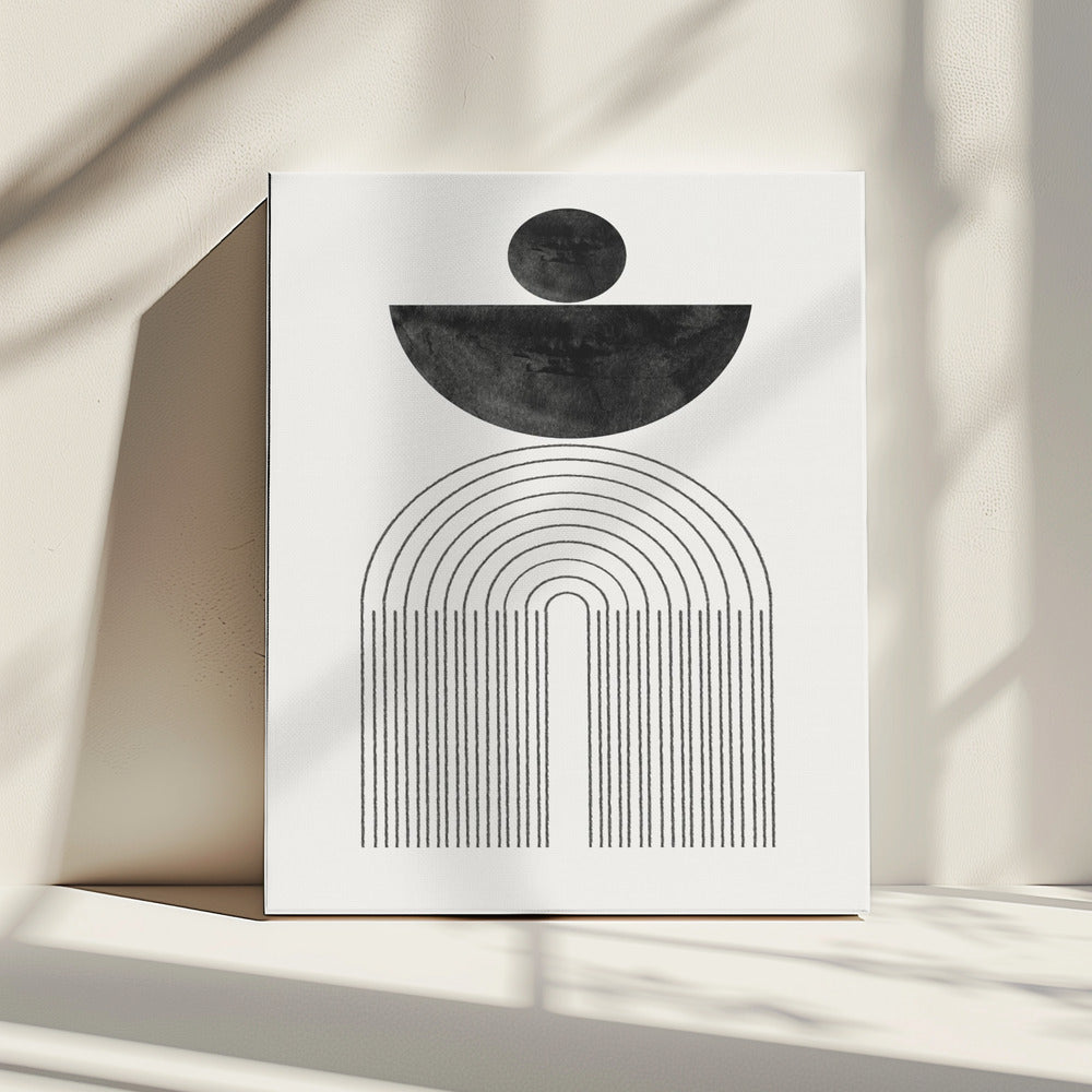 Boogcompositie nr. 6. | Canvas