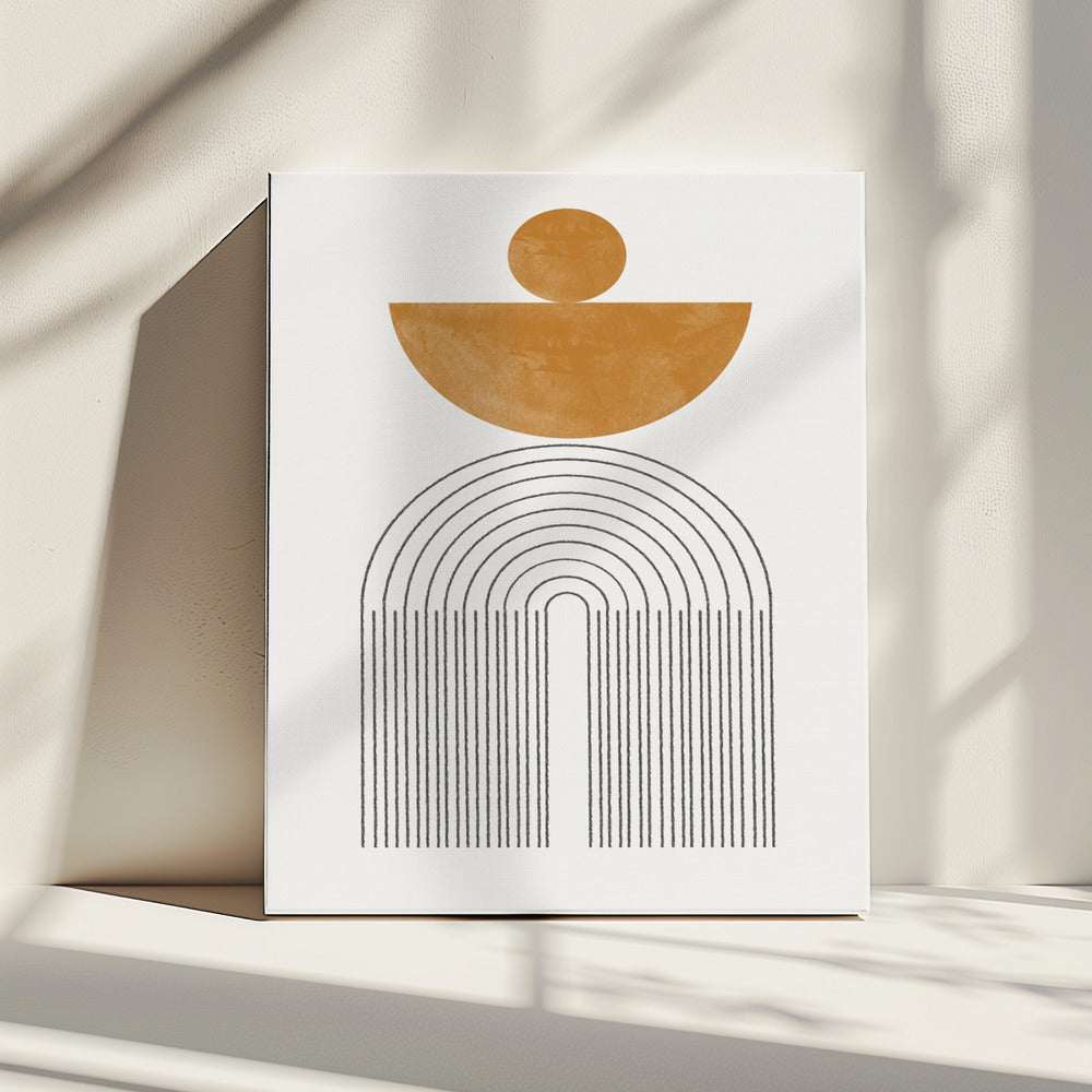 Boogcompositie nr. 7. | Canvas