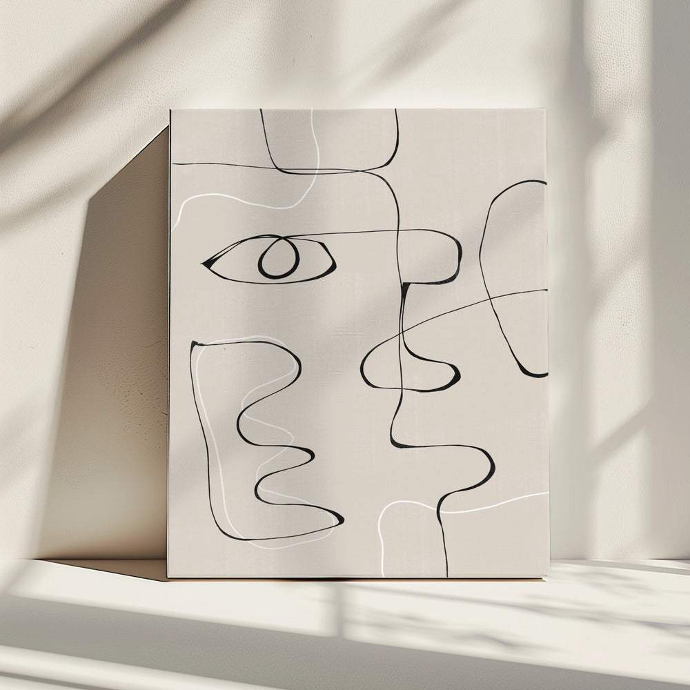 Abstract Facescape | Canvas