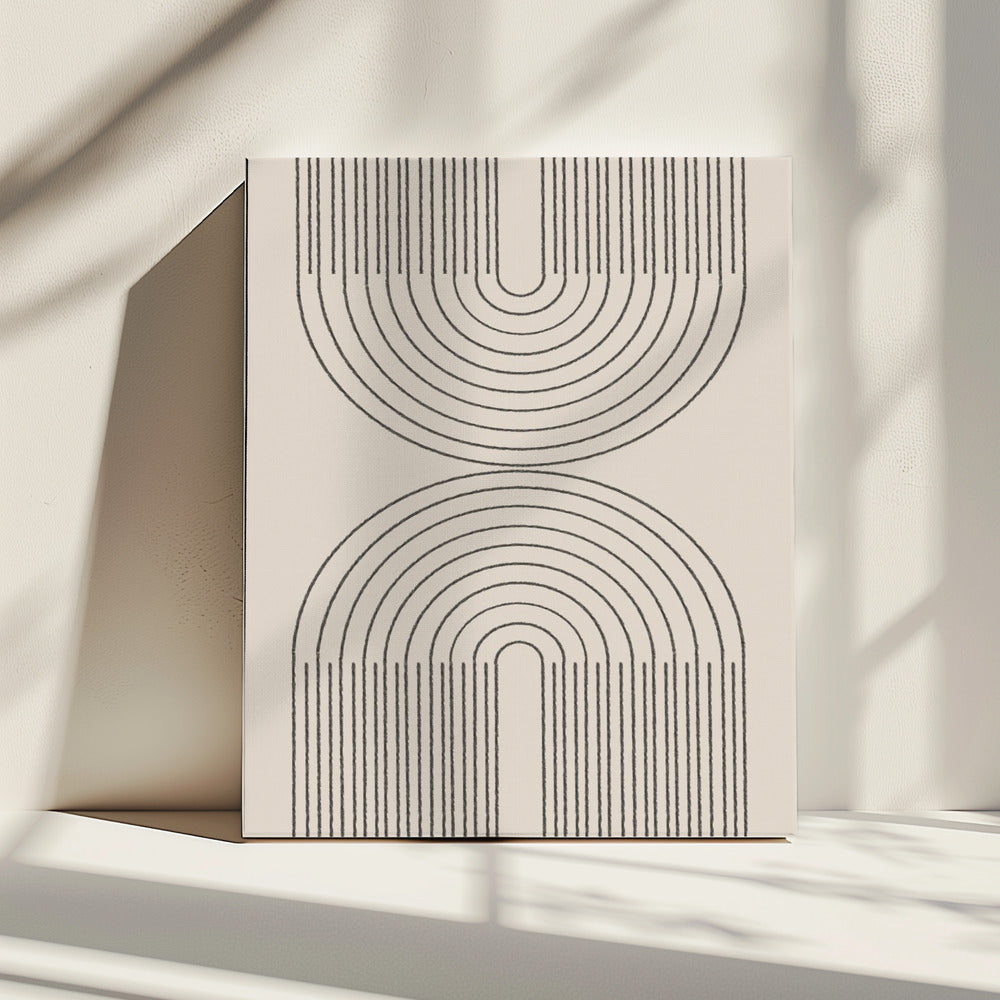 Symmetrische echo's | Canvas