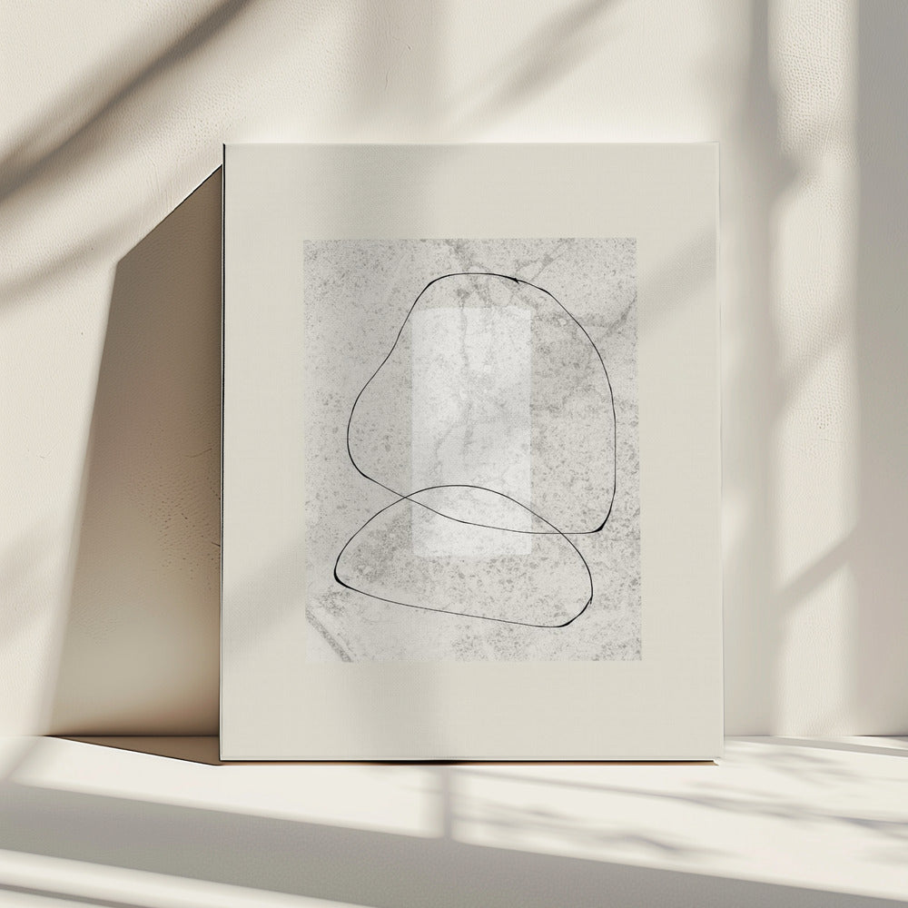 Minimalistische rondingen | Canvas