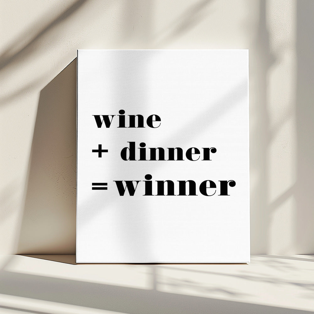 Winnaar | Canvas