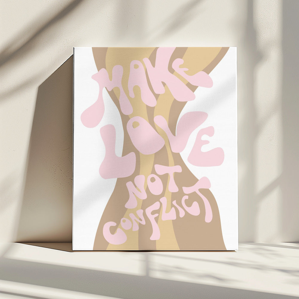 Maak liefde, geen conflict | Canvas